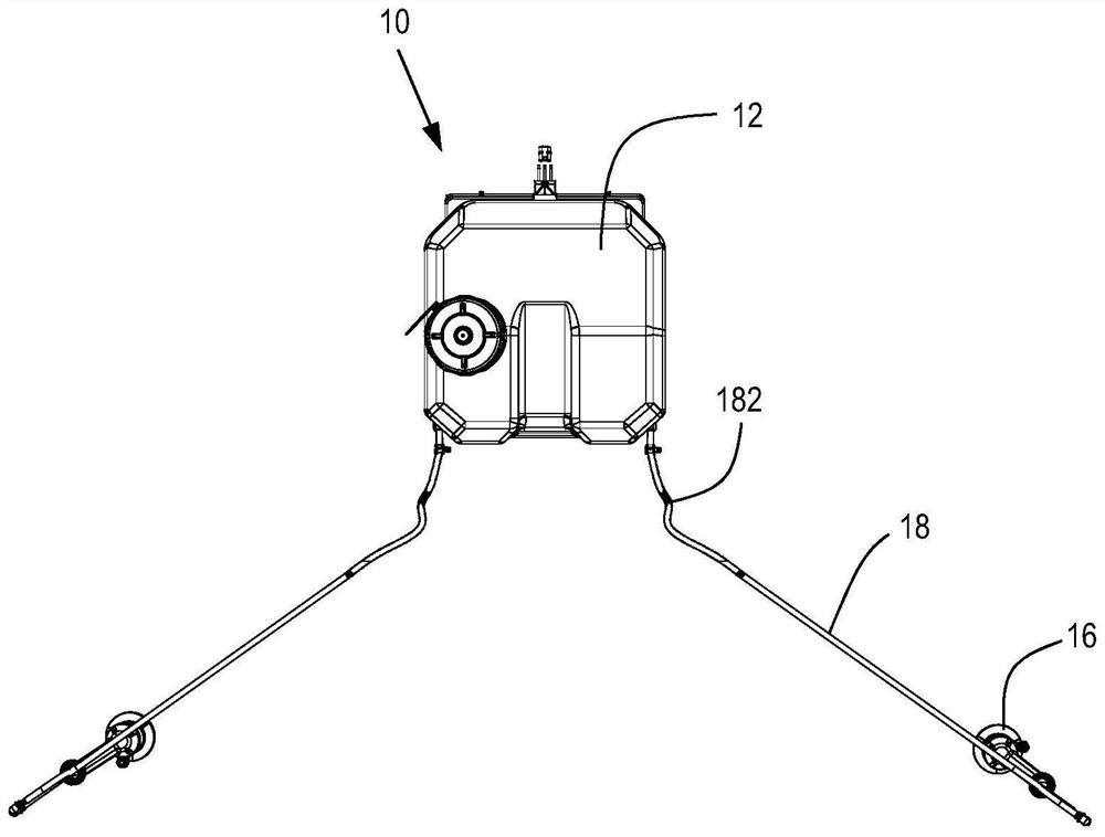 Unmanned aerial vehicle plant protection equipment and unmanned aerial vehicle airborne spraying device