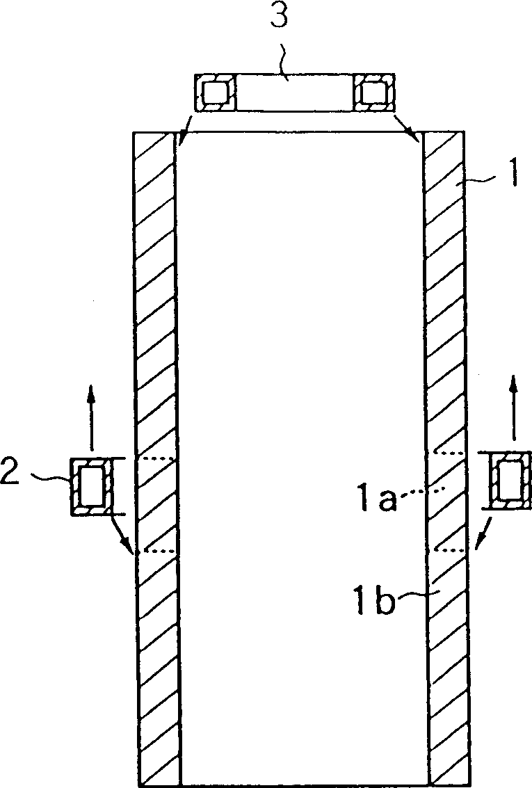 Thermal treatment method of metal tube and said thermal treatment apparatus