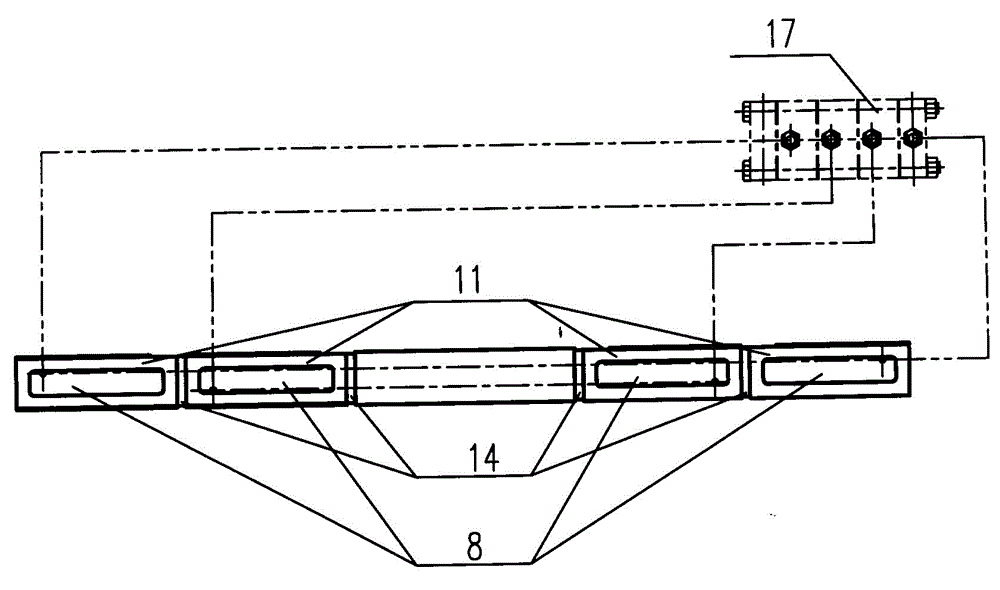 Anti-wrapping closed hydrostatic slideway structure of numerical control machine