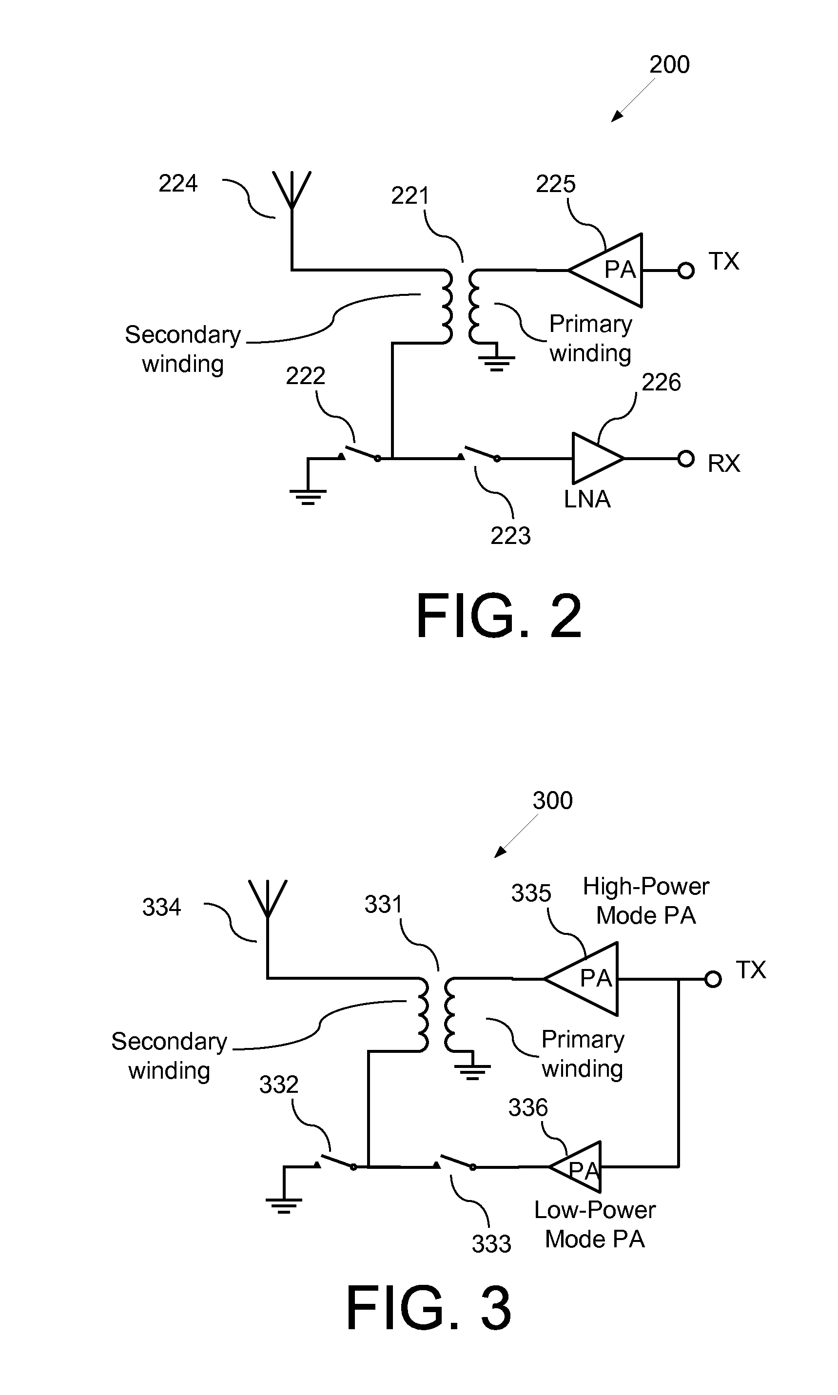 Systems and methods for a spdt switch or spmt switch with transformer