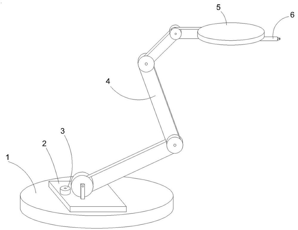 A robotic arm for eye surgery training