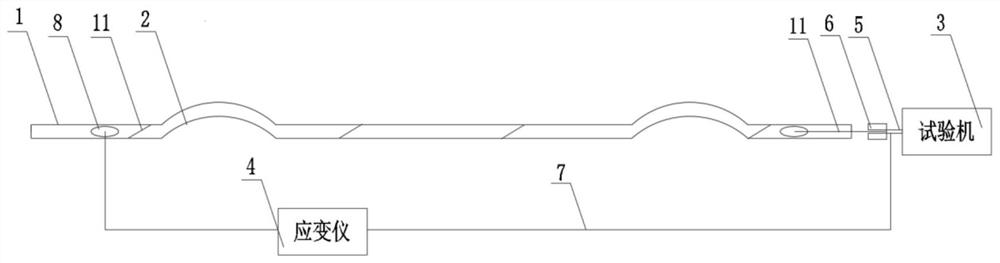 Test device and test method for relay value of multi-core optical cable