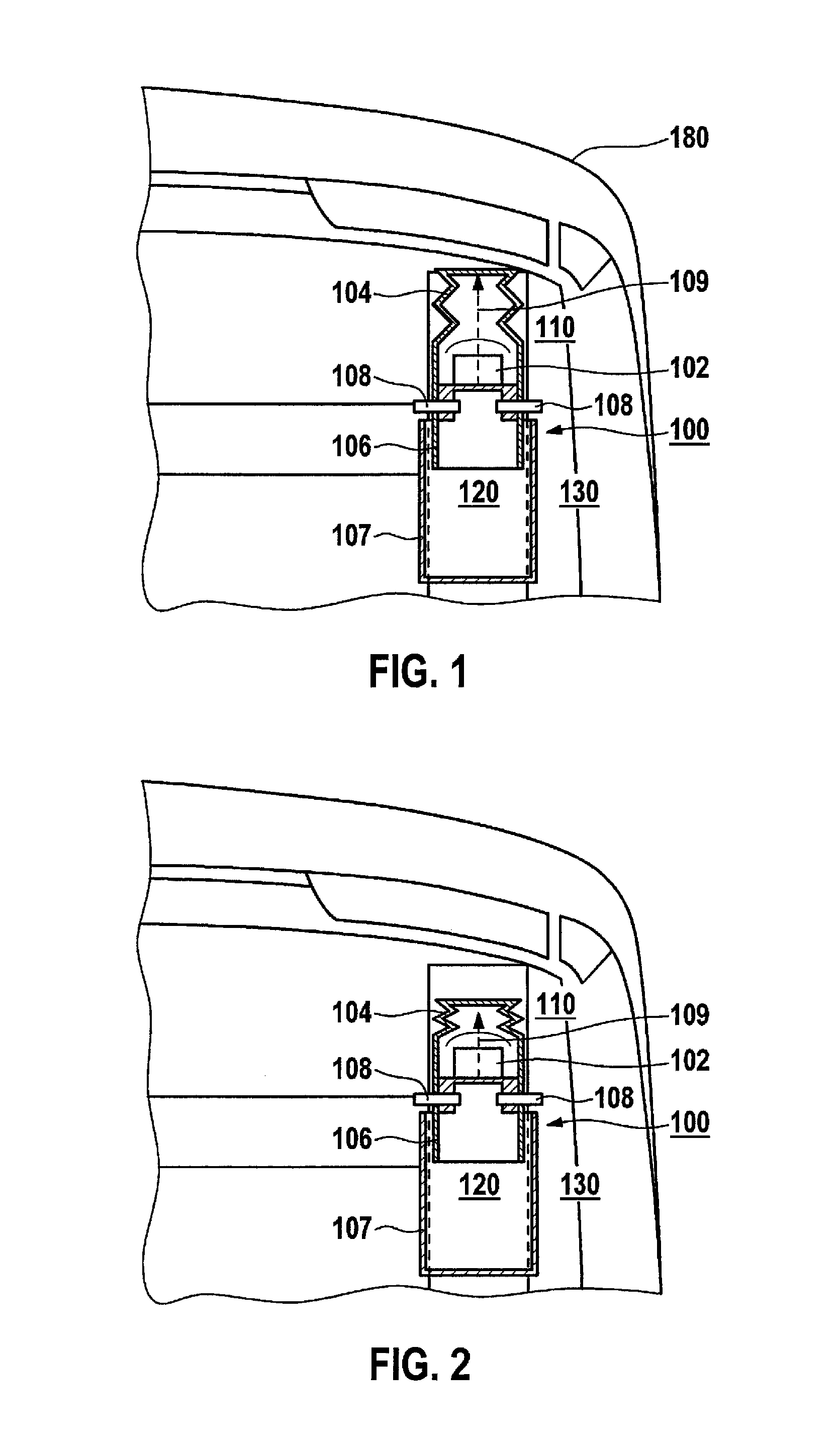 Energy absorber and method for setting a stiffness of an energy absorber
