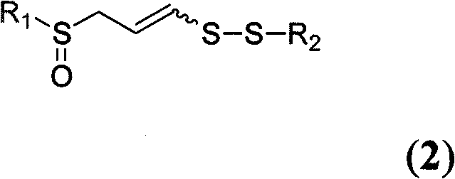 Organosulfur compounds, a method of making organosulfur compounds and their use for inhibiting the growth of tumour cells