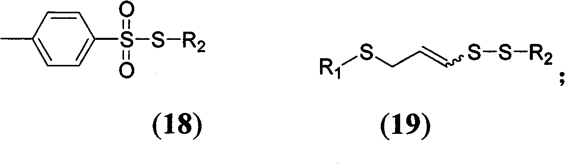 Organosulfur compounds, a method of making organosulfur compounds and their use for inhibiting the growth of tumour cells