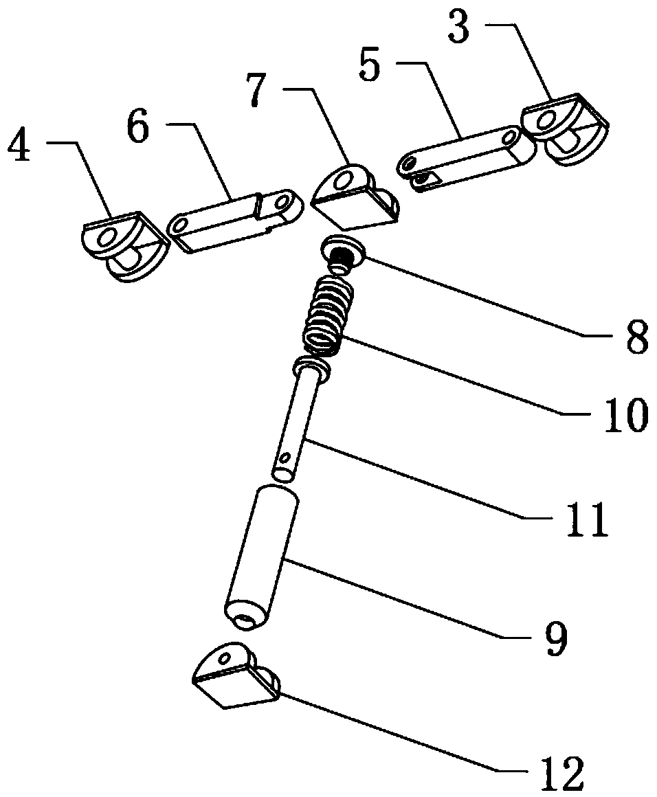 Anti-rust processing device after hardware workpiece ultrasonic cleaning