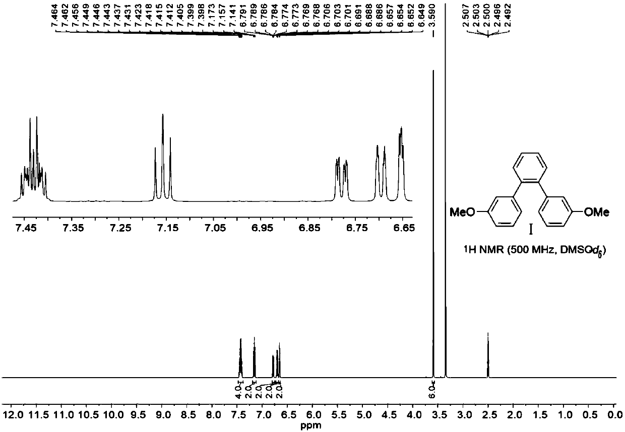 Preparation method of key intermediate of triphenylene bisborate