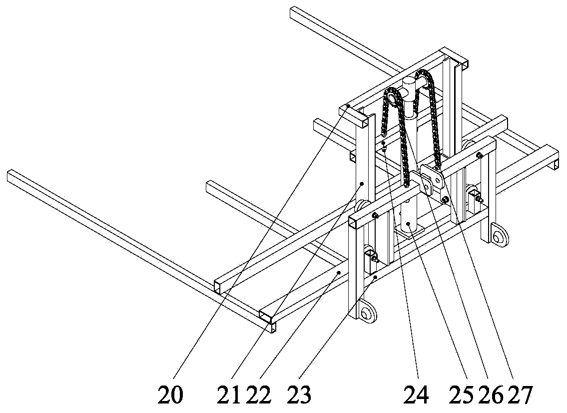 Oilseed rape precision direct seeding machine based on crawler-type combined harvesting power platform