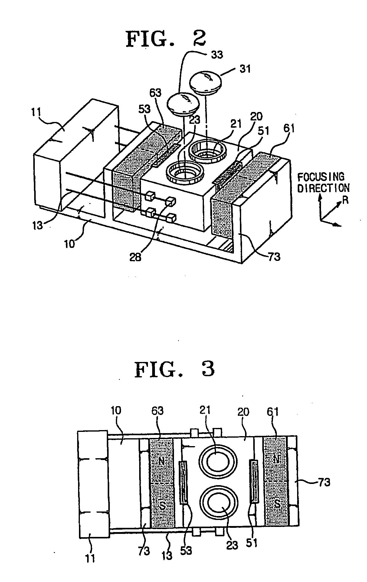 Optical pick-up actuator and method, and reproducing and/or recording apparatus with same