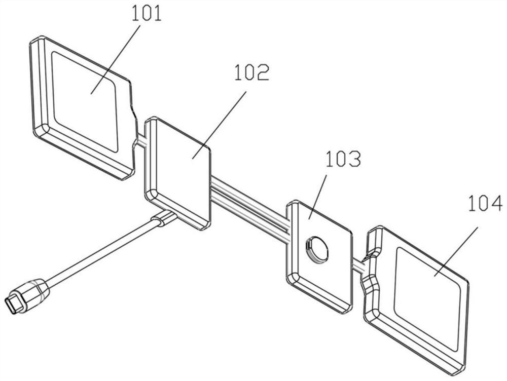 Flexible stretchable battery pack