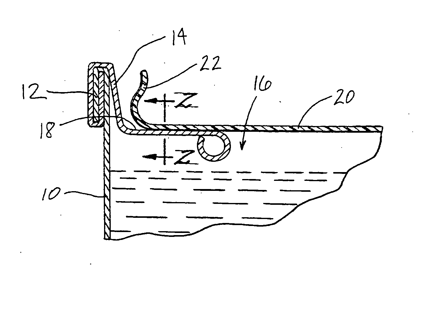 Easily openable closure for a retortable container having a metal end to which a membrane is sealed