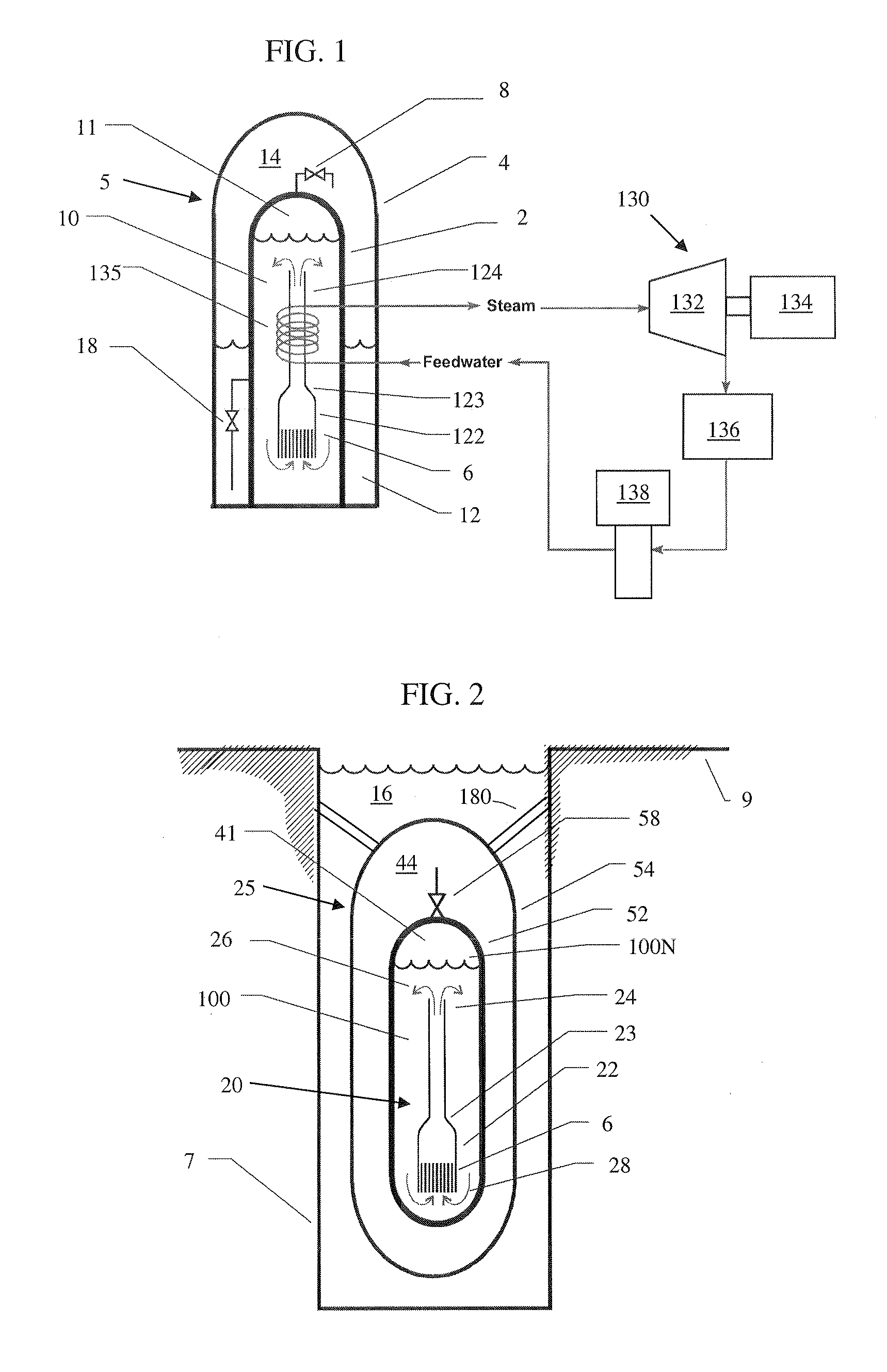 Reactor vessel reflector with integrated flow-through