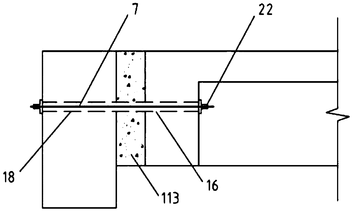 A whole-span prefabricated prestressed groove-shaped rib plate, floor structure and assembly method thereof