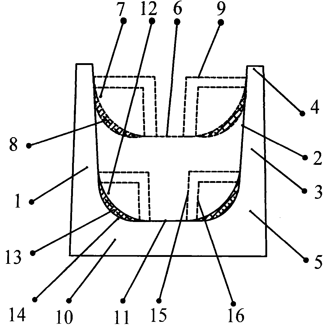 Rough machining method of integrated three-dimensional flow blade wheel