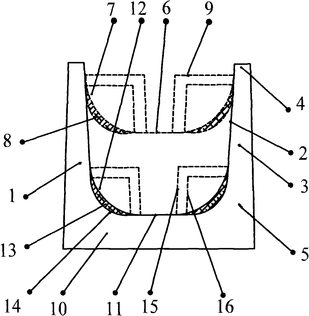 Rough machining method of integrated three-dimensional flow blade wheel
