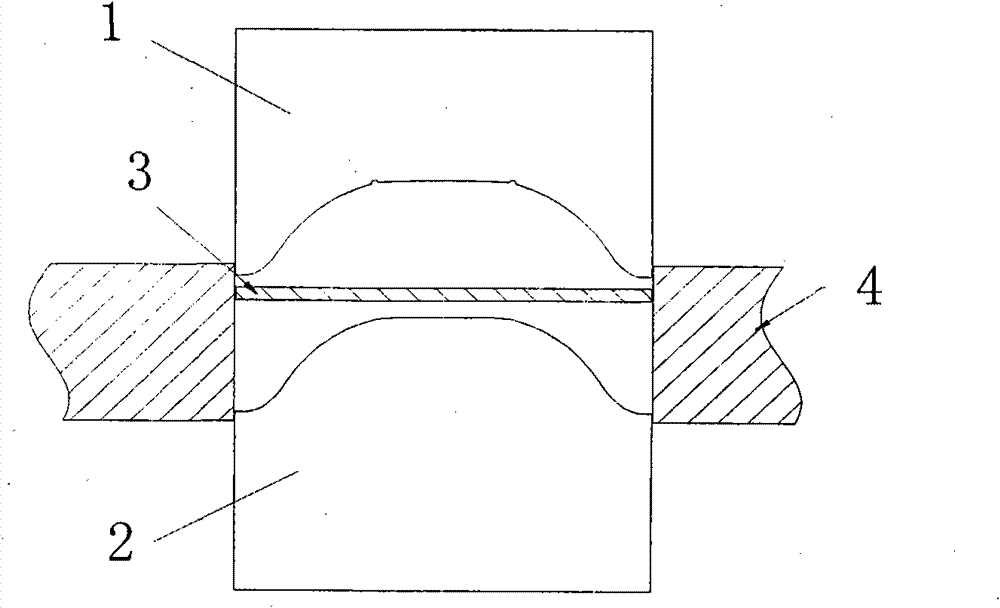 Manufacture process of bowl-shaped noble metal products and mold for manufacture process