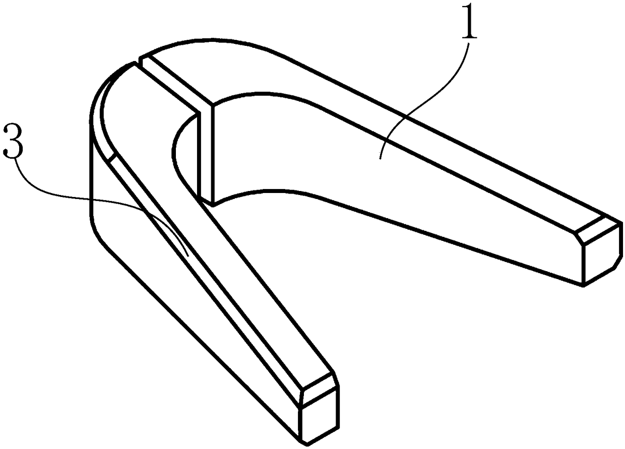 Osteotomy wedge-shaped gasket around knee joint