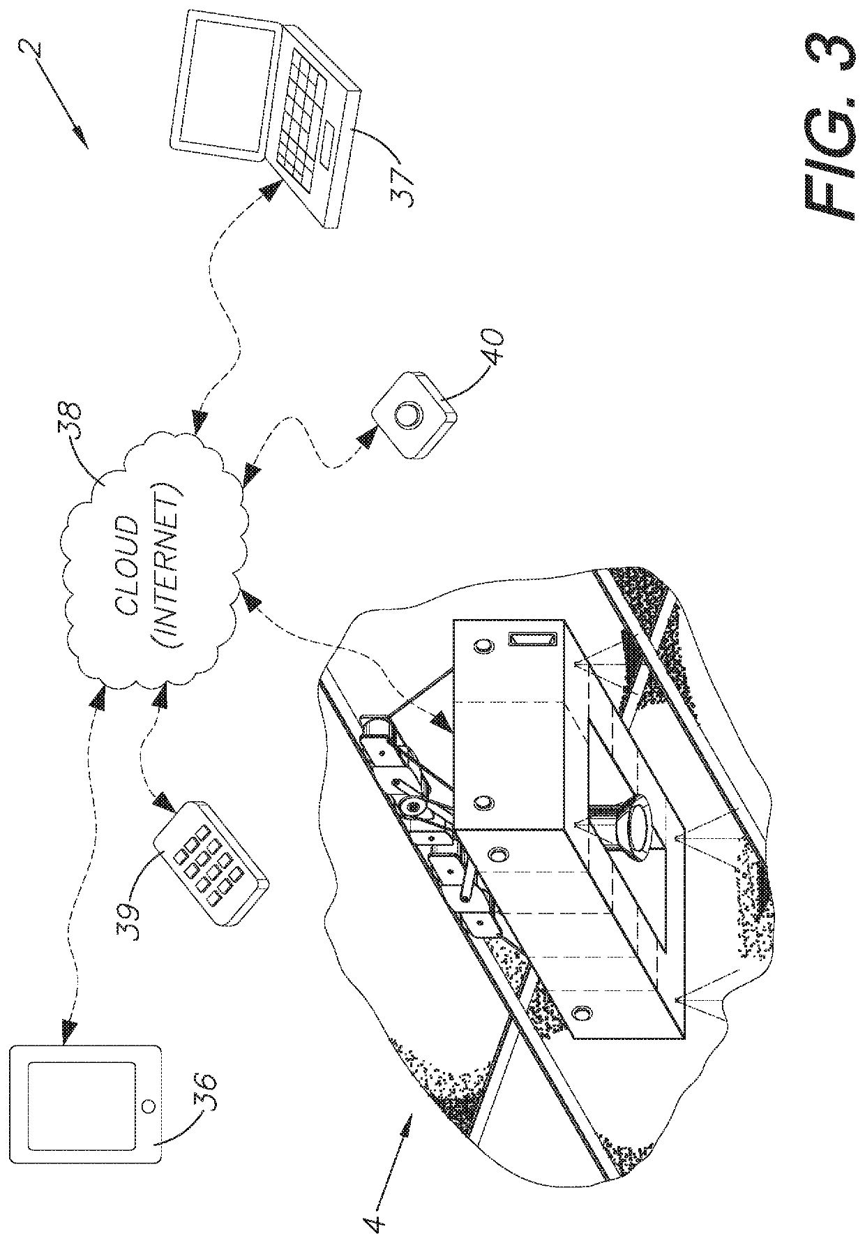 Remotely-controlled magnetic surveillance and attack prevention system and method