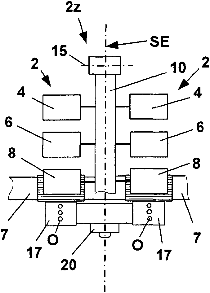 Compression devices for spinning machines