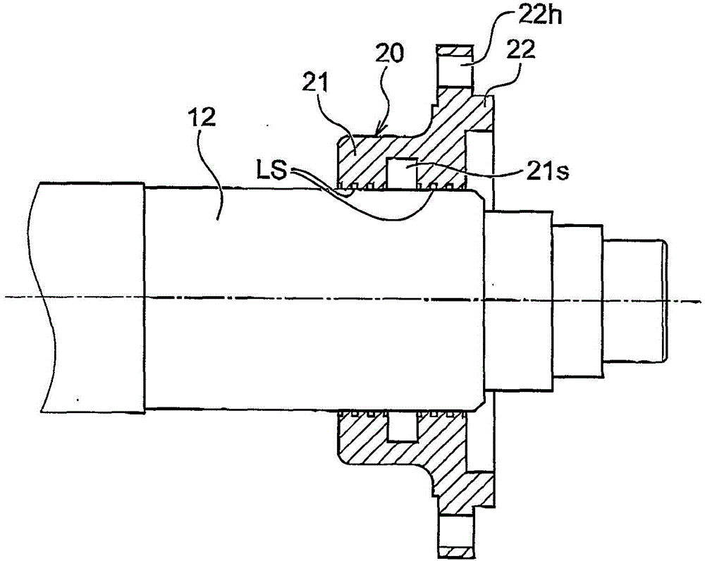 Motor used for compressor of turbo-refrigerator