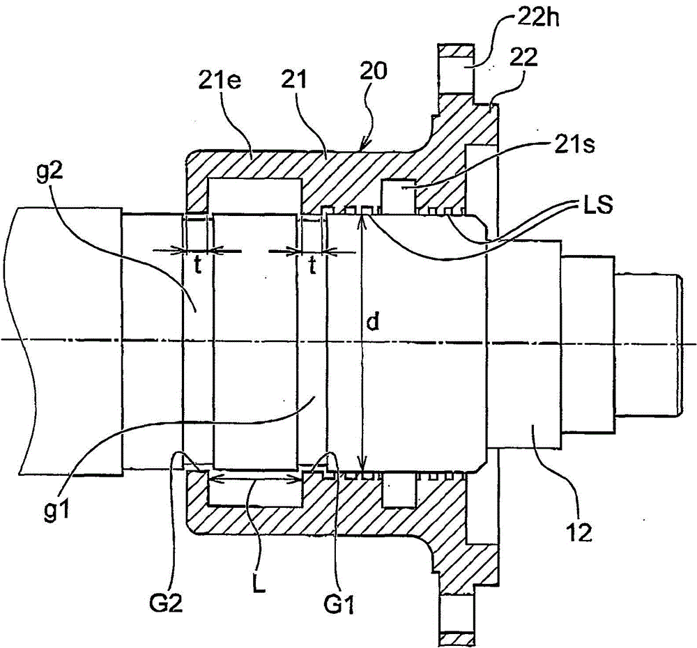 Motor used for compressor of turbo-refrigerator