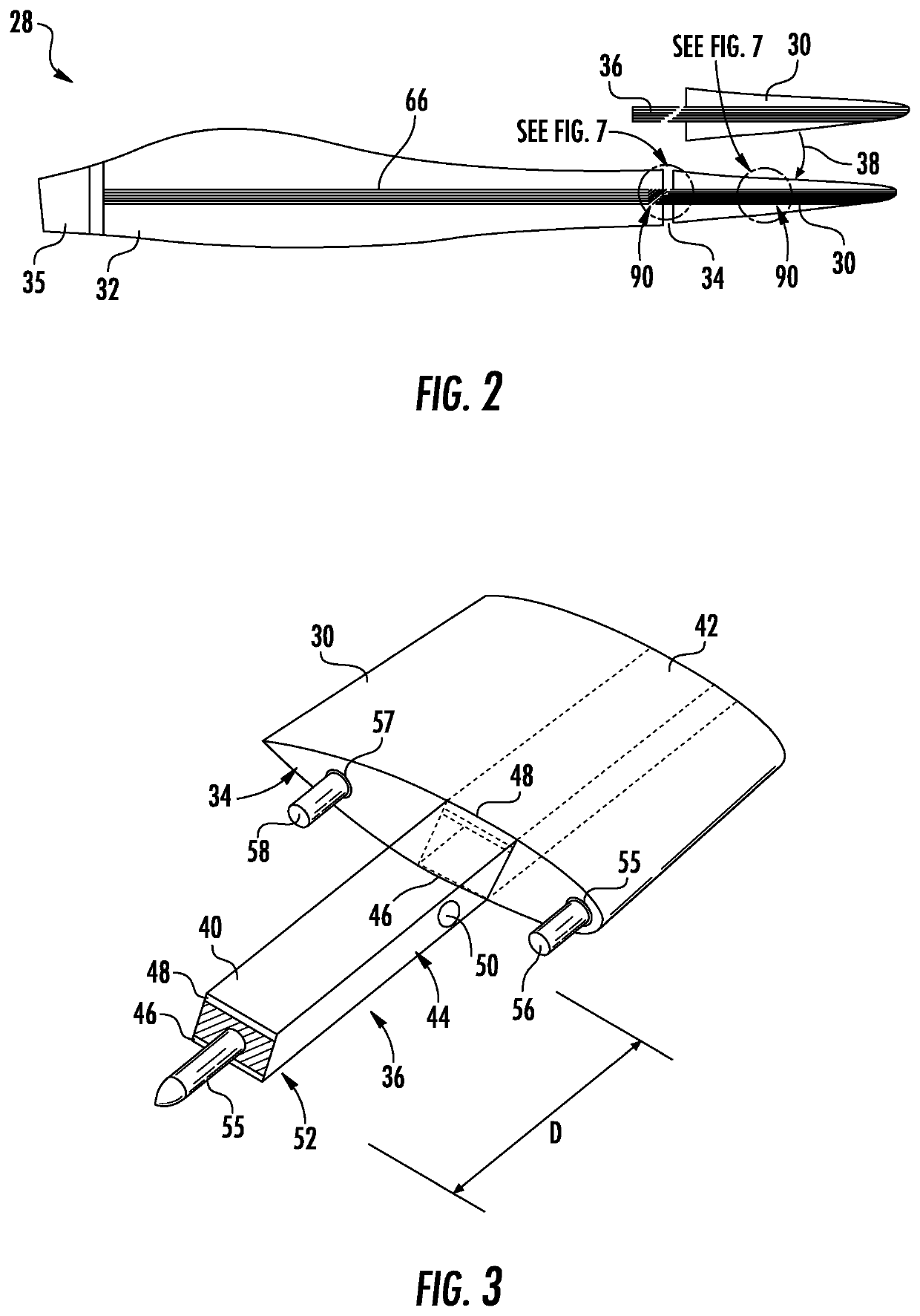 Scarf connection for a wind turbine rotor blade