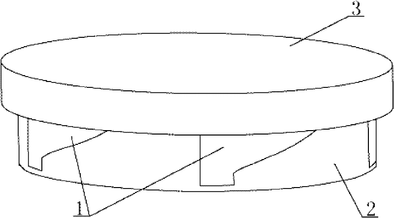 Integrally forming mould of composite propeller and manufacture method thereof