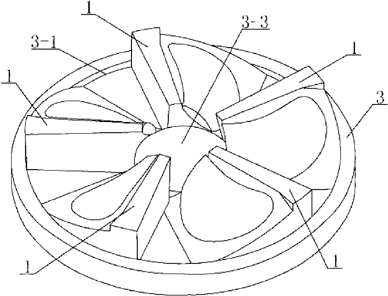 Integrally forming mould of composite propeller and manufacture method thereof