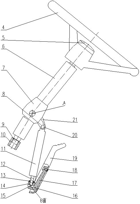 Tracked vehicle steering mechanism