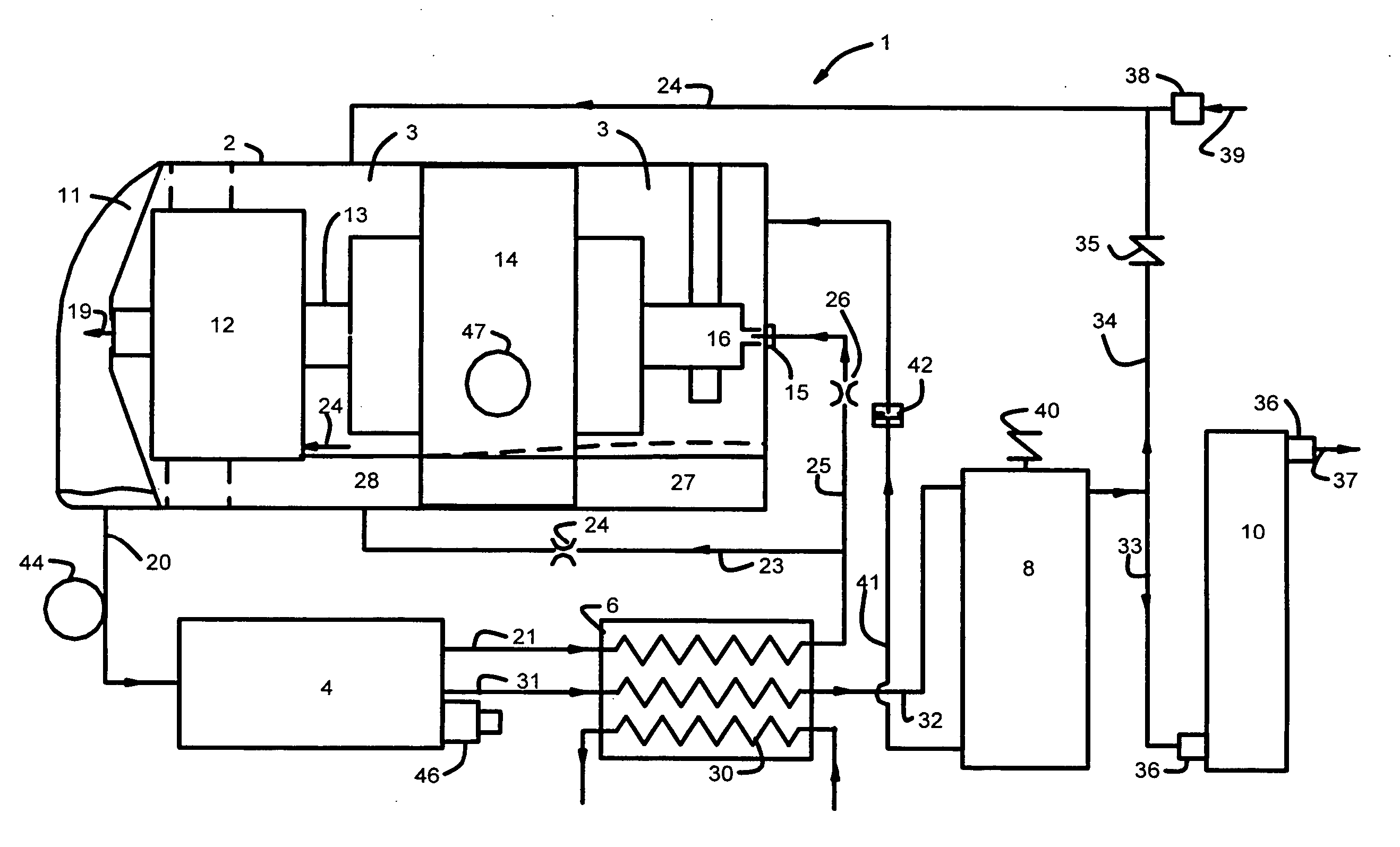 Compressor with oil bypass