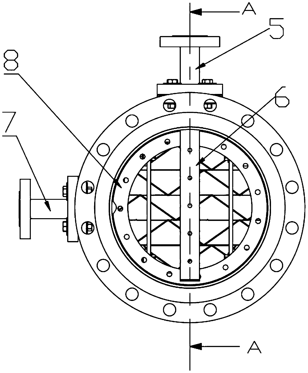 Axial-flow type efficient mixer