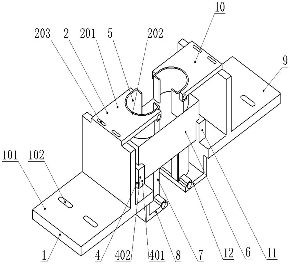 Positioning device suitable for industrial robot machining and using method