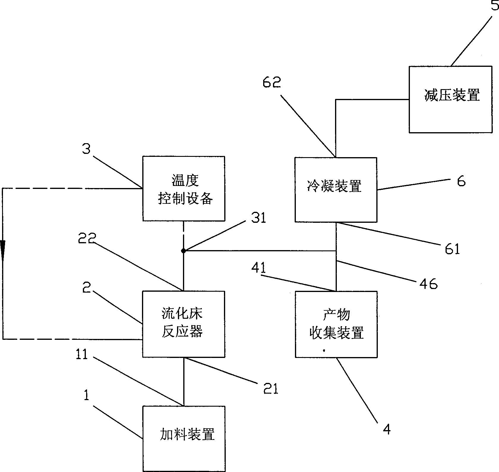 Reduced pressure fluidized catalytic reaction system