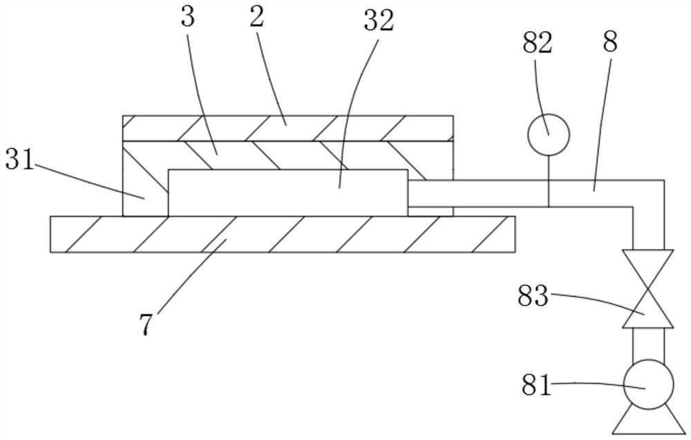 Metal plate welding seam detection device and detection method