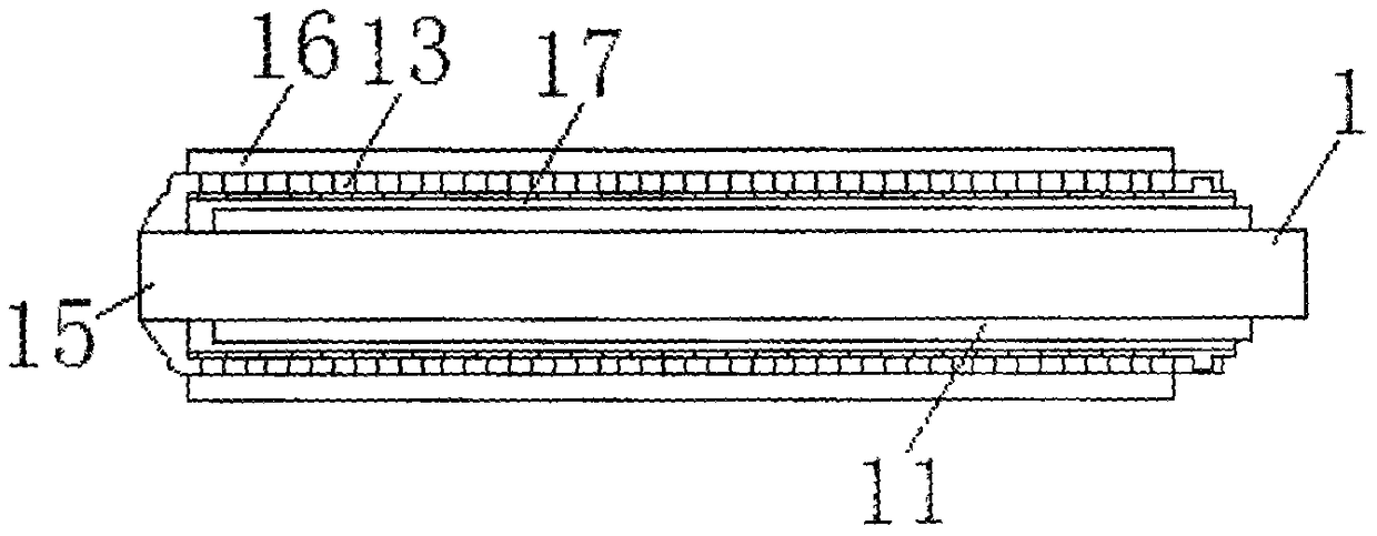 An indwelling cleaning drug delivery device for obstetrics and gynecology