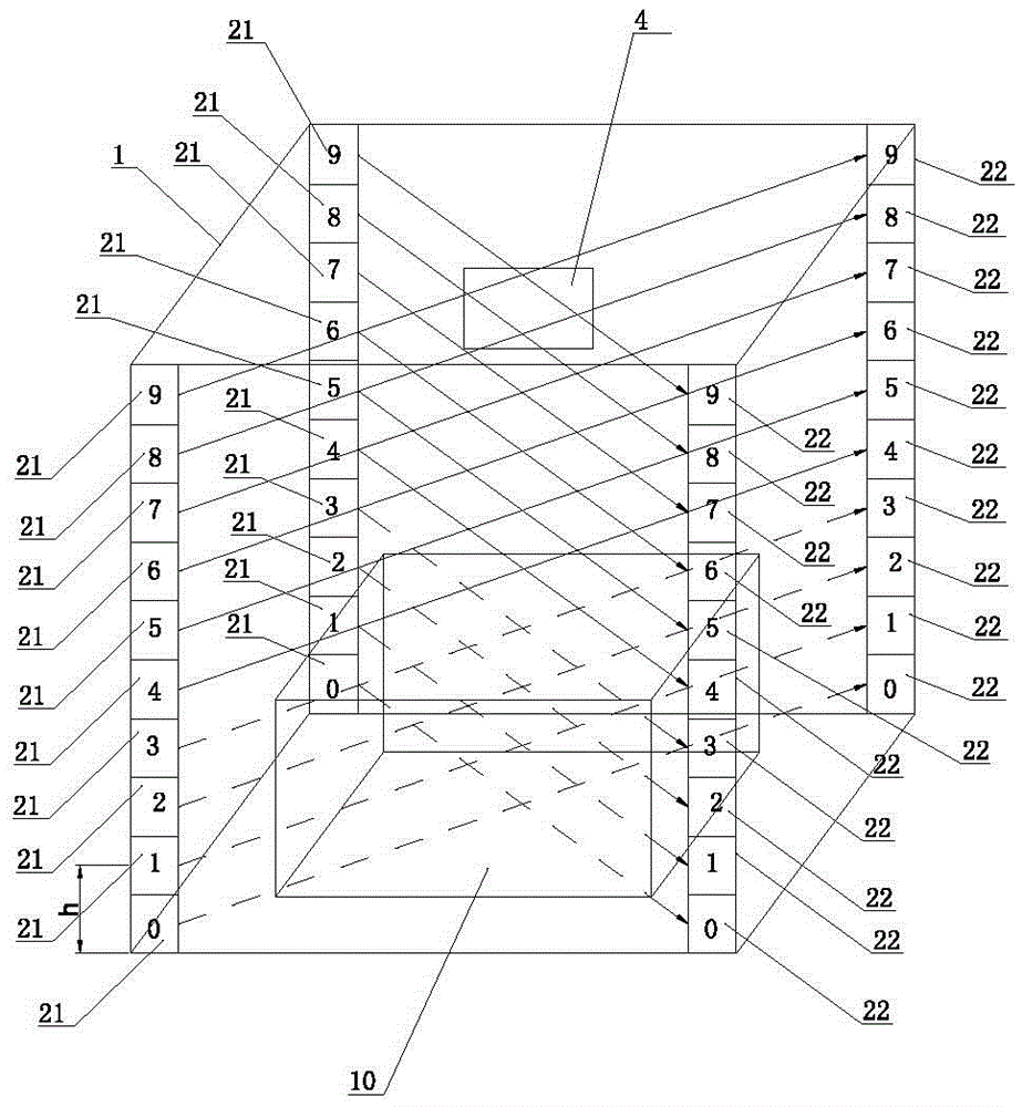 Plant growing lamp position adjusting method and device