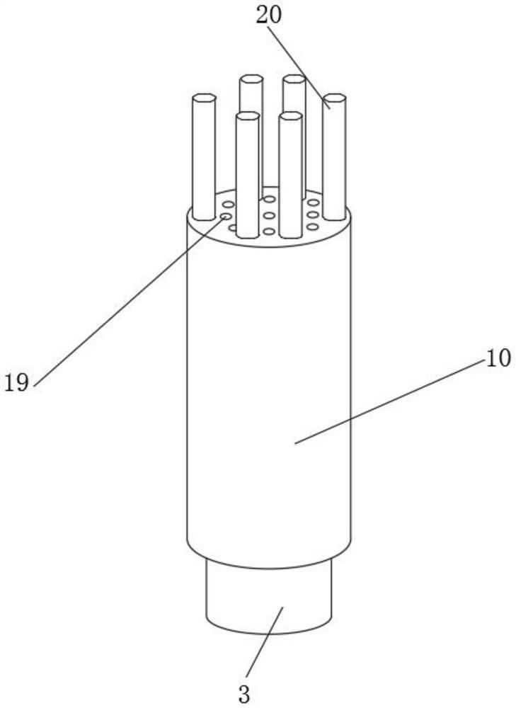 Movable fire extinguishing fire monitor device for fire engineering