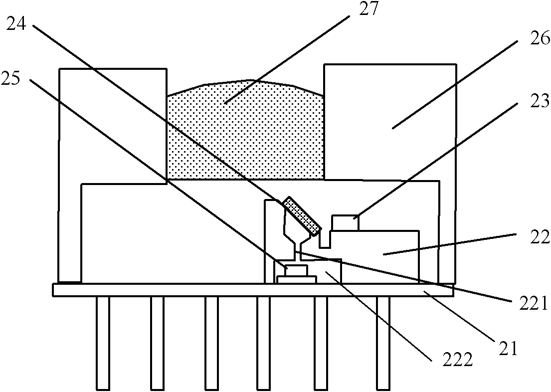 Single fiber bi-directional optical element and assembly method thereof
