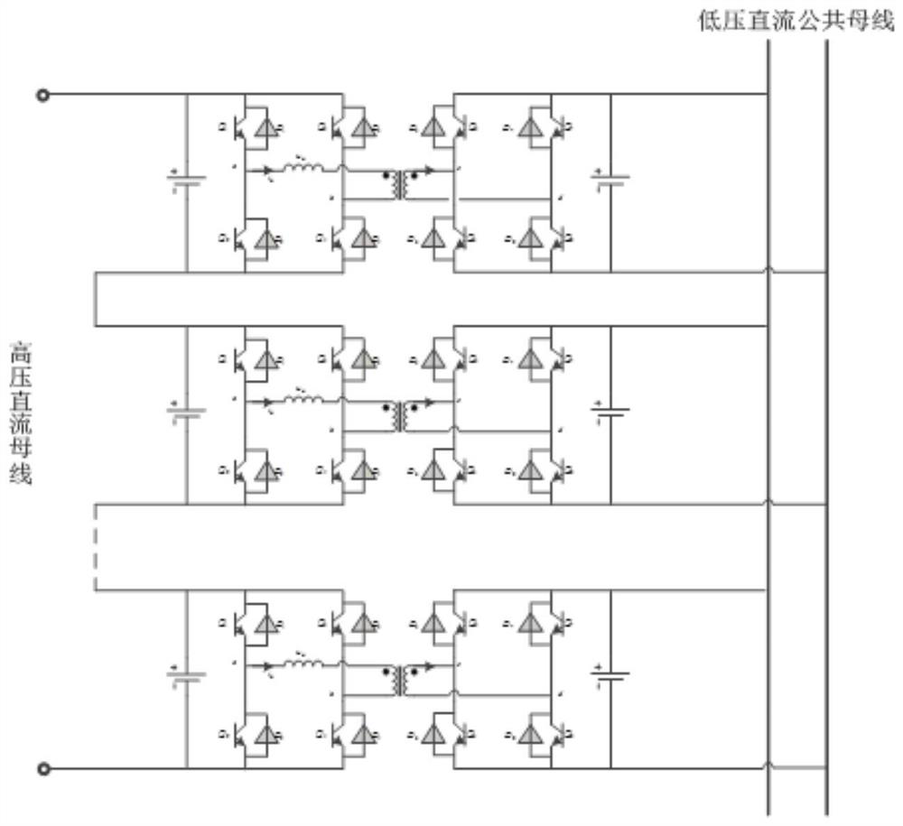 A system and method for inverse dead-zone direct power control suitable for DC transformers