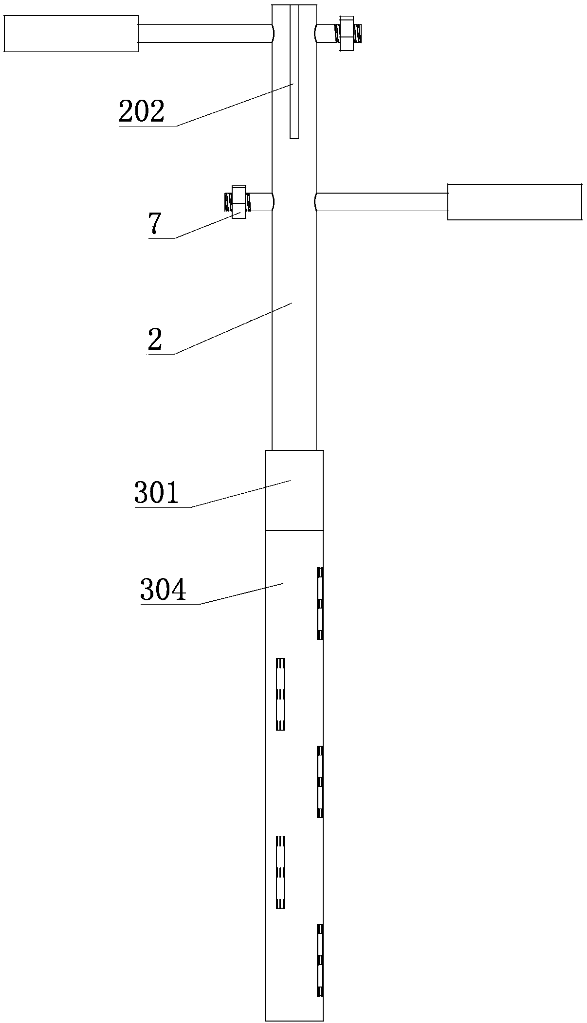 Broken nail taking-out device of orthopaedic hollow nail