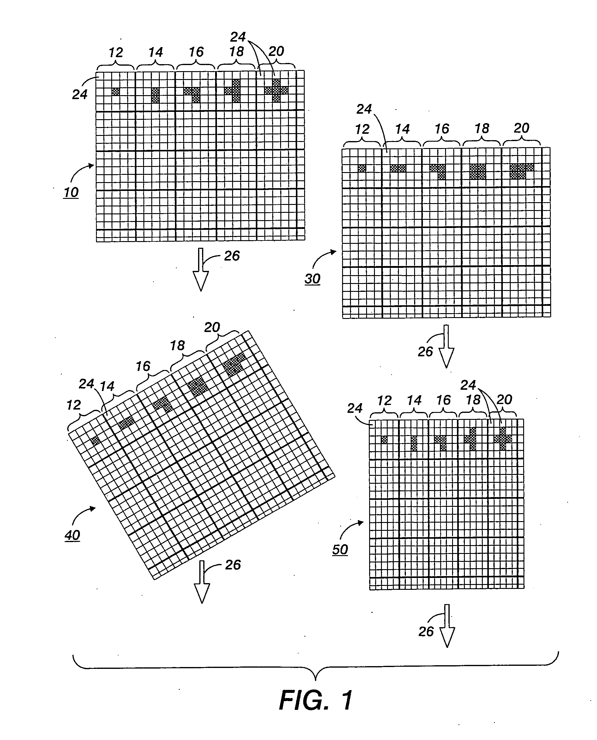 System for masking print defects
