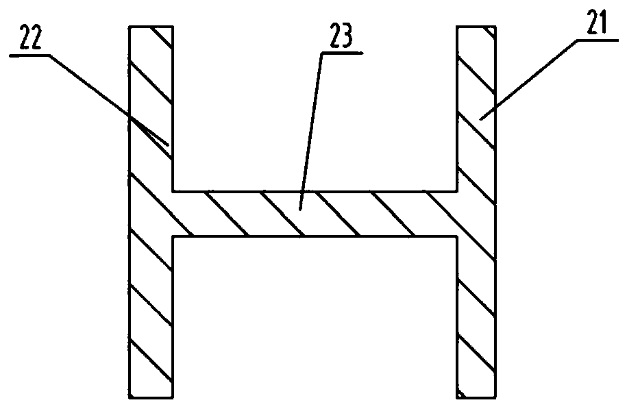 Reinforced concrete column connecting structure and building