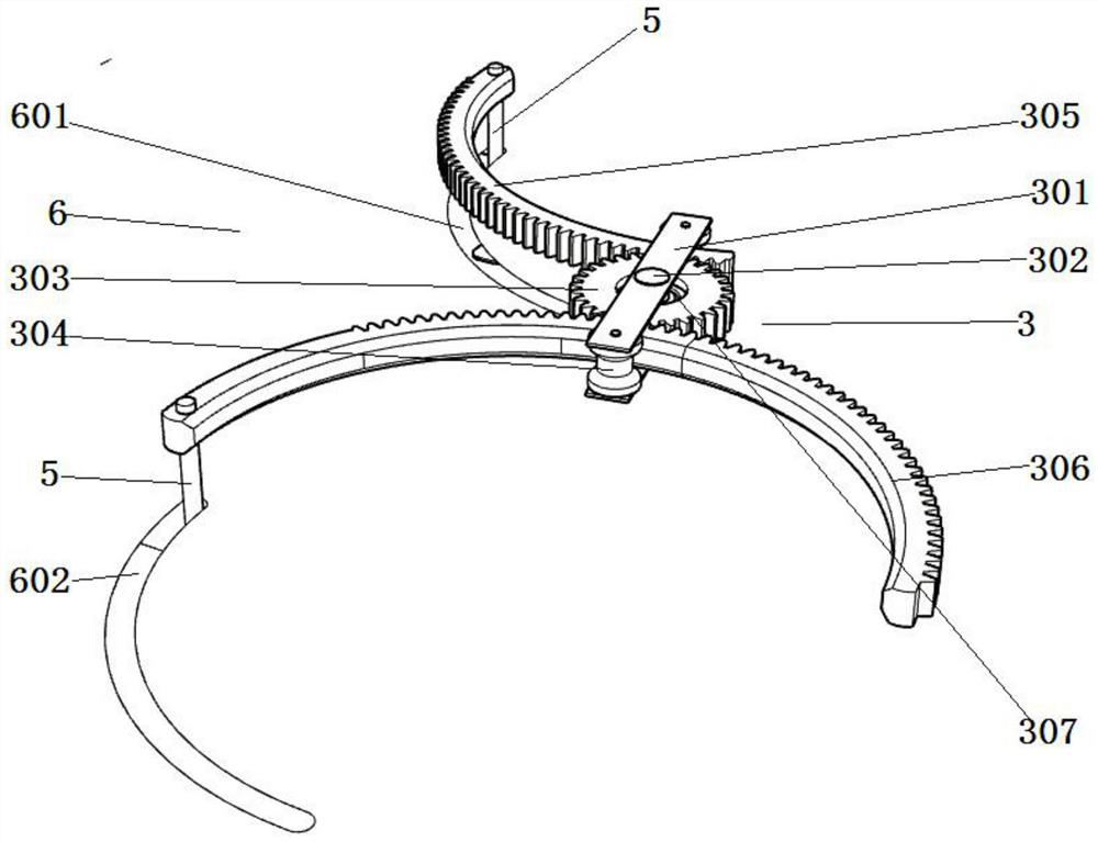 Manual opening device for double-layer emergency door