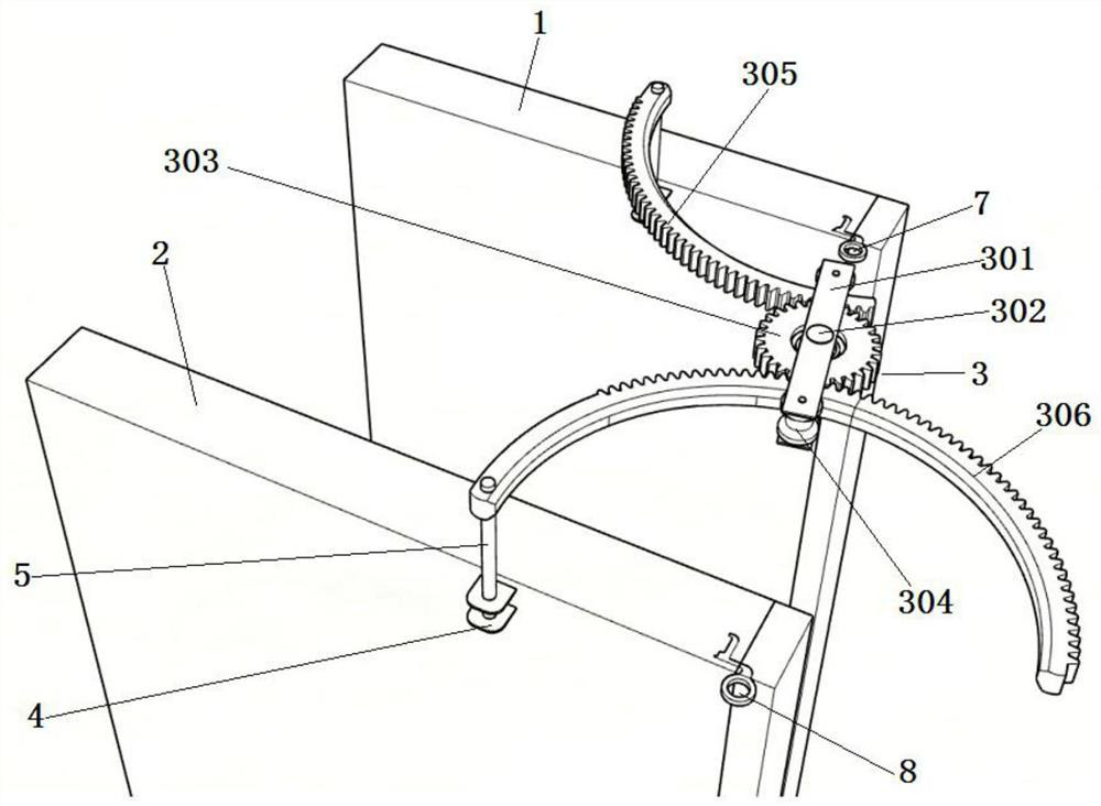 Manual opening device for double-layer emergency door