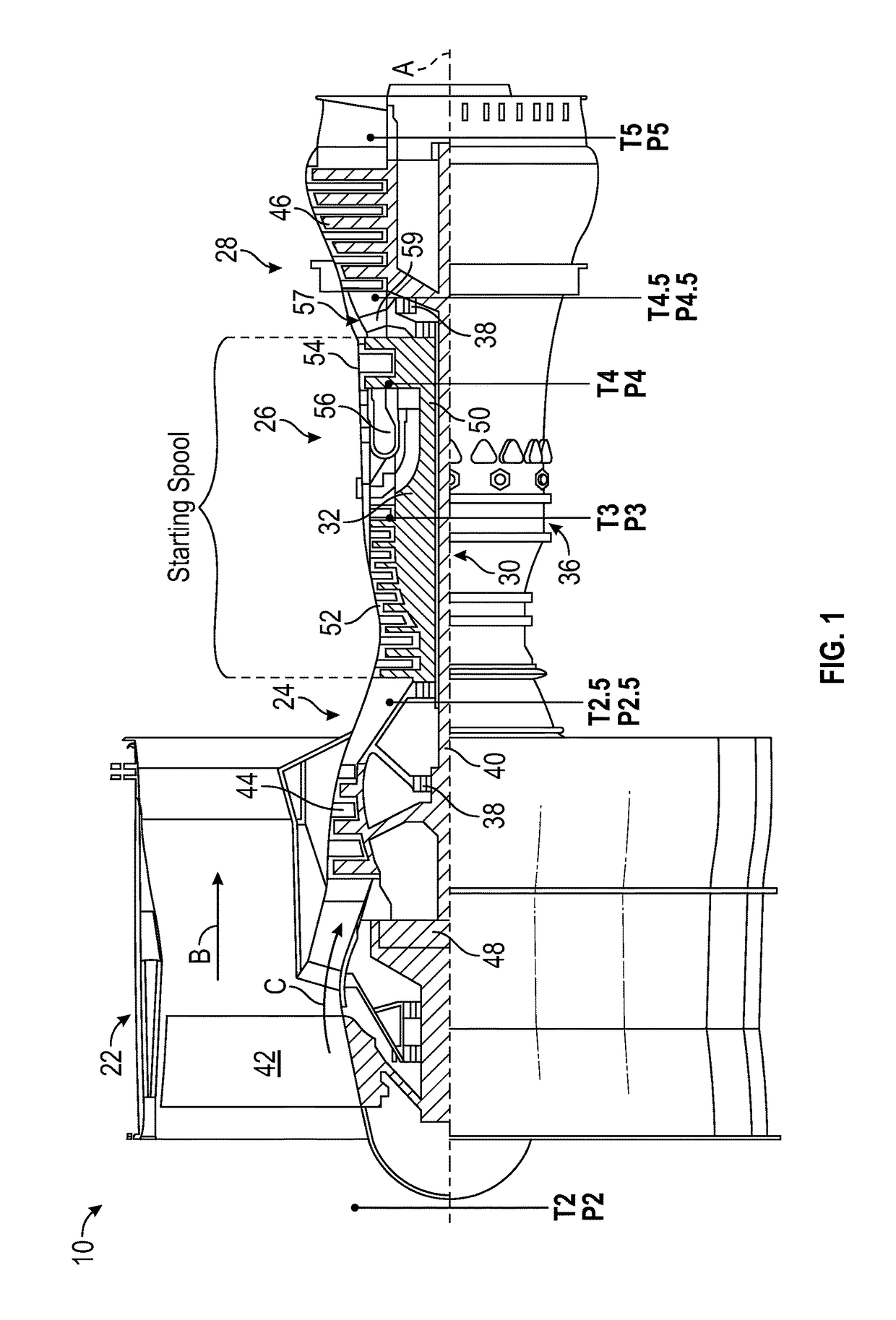 Bowed rotor start mitigation in a gas turbine engine using aircraft-derived parameters