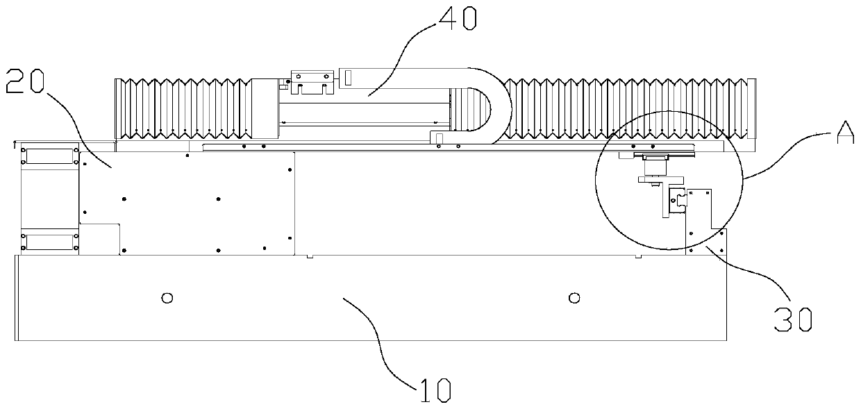 Single-drive gantry operation table