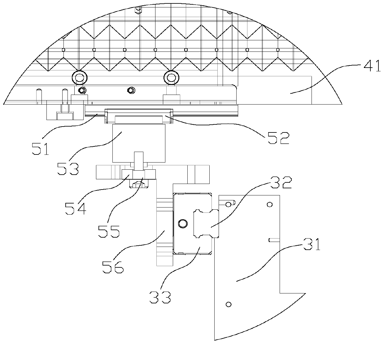 Single-drive gantry operation table