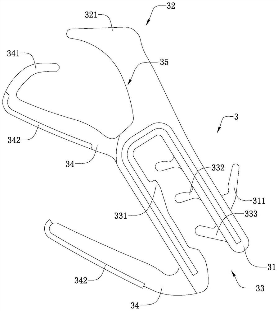 Hidden sealing structure, vehicle door and vehicle