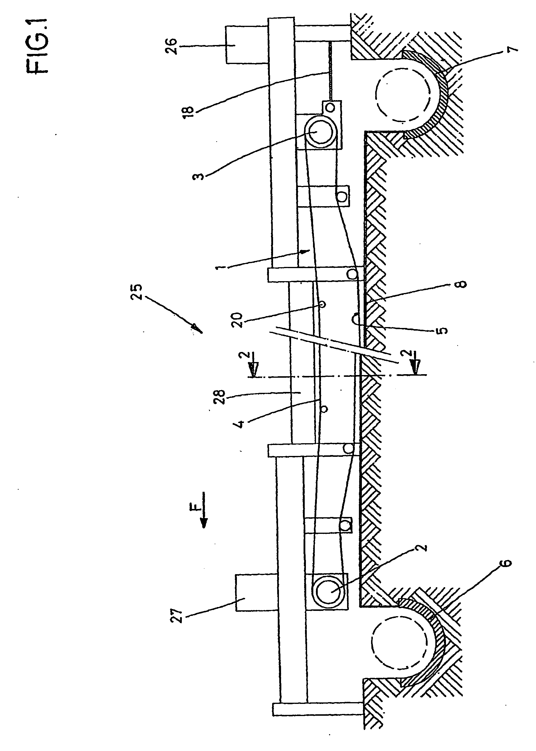 Method for operating a feces conveyor device