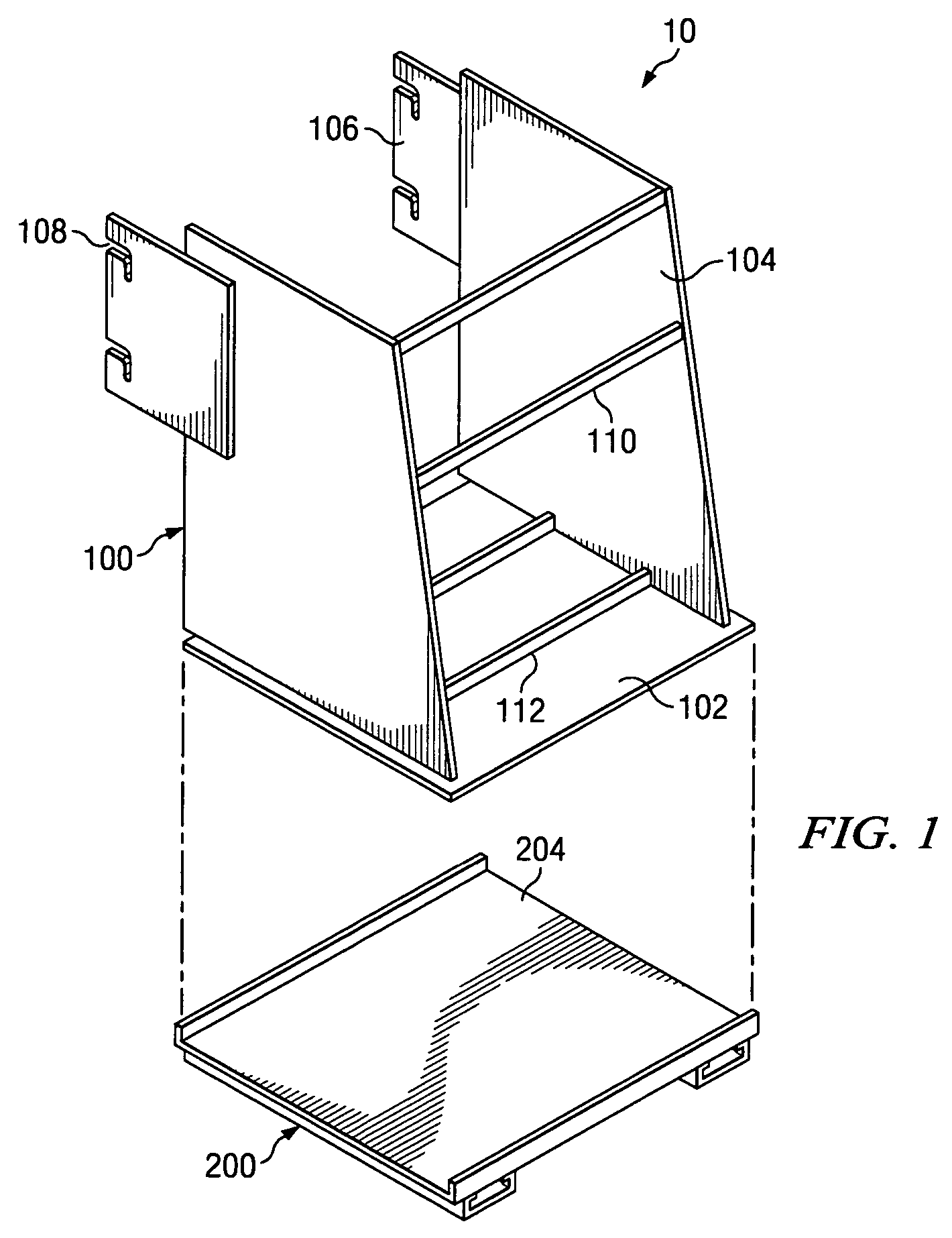 Mobile apparatus for crushing containers